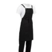 Picture of Southside Linen Blend Bib Apron Black