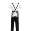 Picture of Southside Linen Blend Bib Apron Forest Green