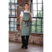 Picture of Southside Linen Blend Bib Apron Forest Green