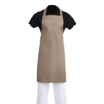 Picture of Whites Polycotton Bib Apron Tan