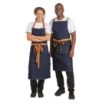 Picture of Southside Bistro Apron Denim-Blue With Tan Ties