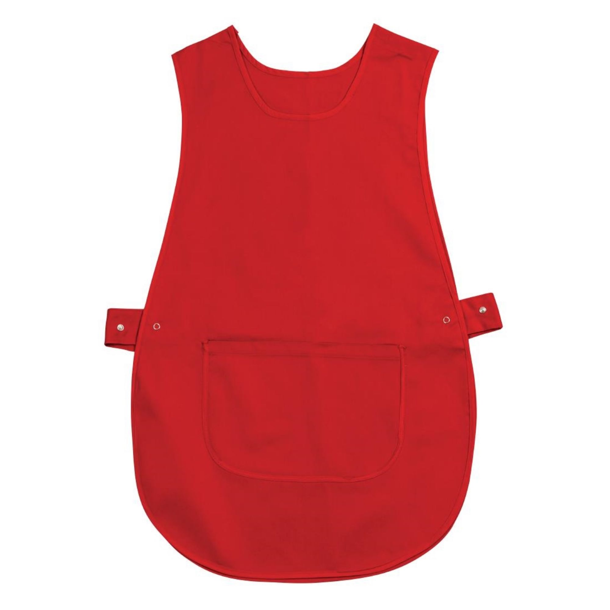 Picture of Whites Tabard With Pocket Red