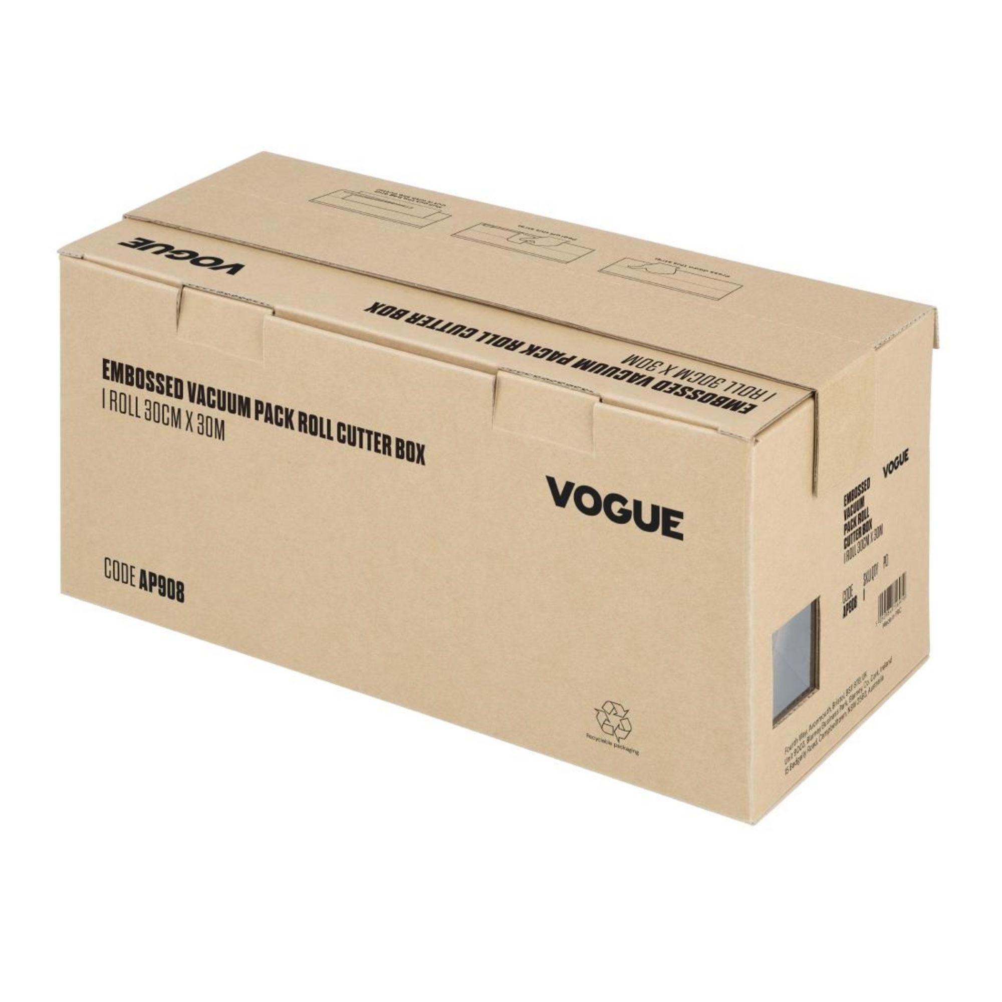 Picture of Vogue Vacuum Pack Roll with Cutter Box (Embossed) 300mm width