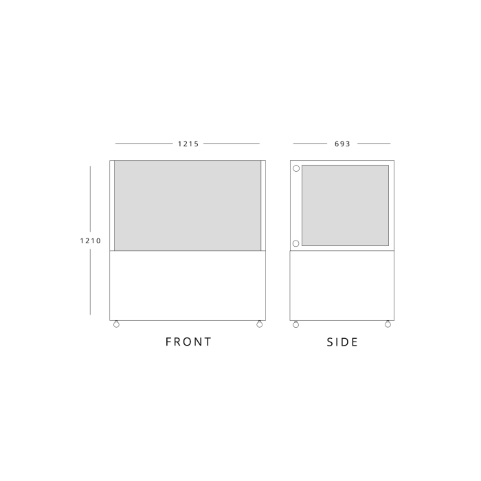 Picture of BLIZZARD Mobile Display Merchandiser 1215mm Wide