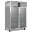 Picture of BLIZZARD Upright Double Hinged Glass Door Gastronorm Refrigerator BR2SSCR