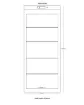 Picture of BLIZZARD Upright 533L Single Hinged Door Refrigerator White HW60