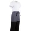 Picture of Whites Short Bistro Apron Charcoal