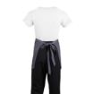 Picture of Whites Short Bistro Apron Charcoal