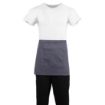 Picture of Whites Short Bistro Apron Charcoal