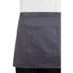 Picture of Whites Short Bistro Apron Charcoal