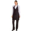 Picture of Chef Works Tuxedo Bib Apron Black