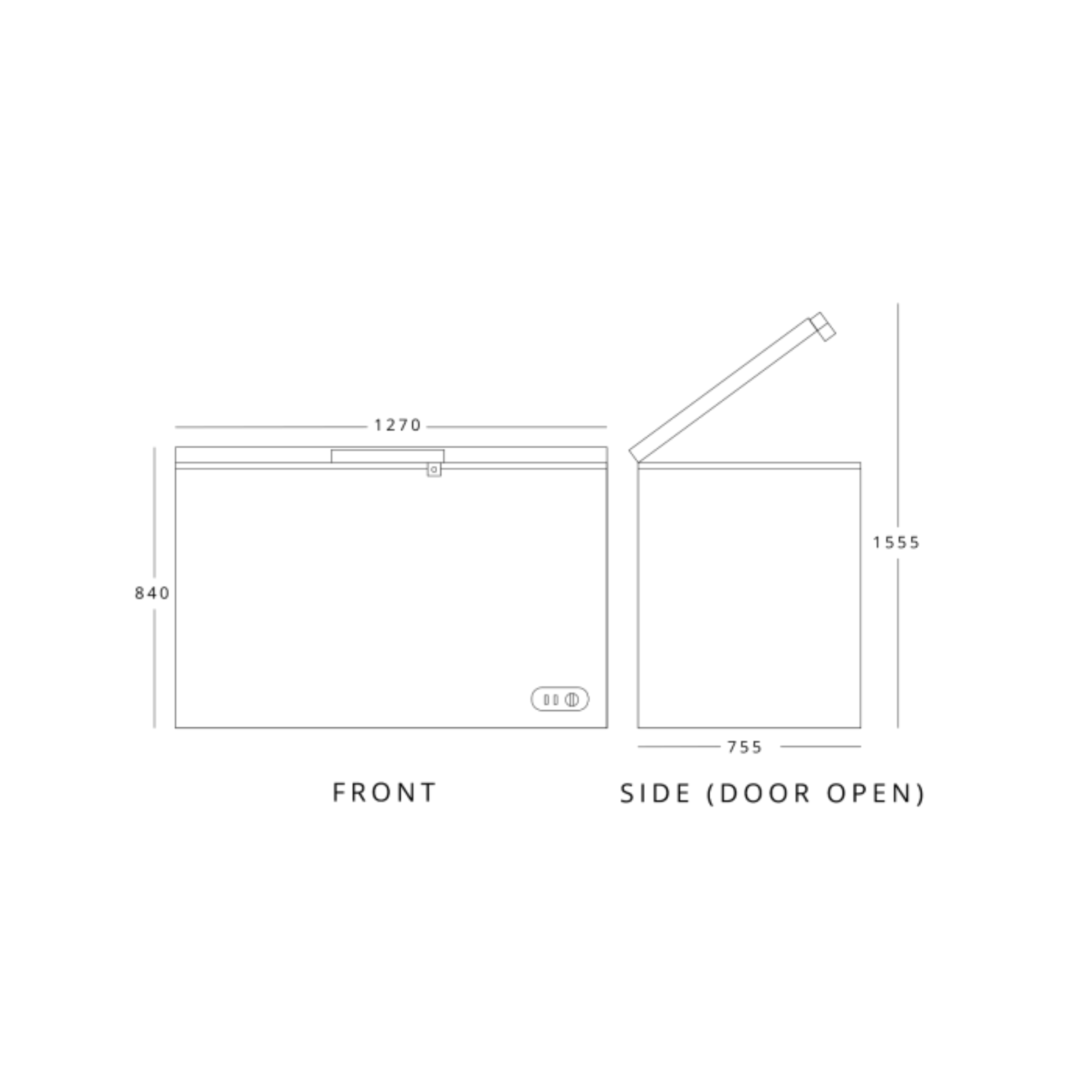 Picture of BLIZZARD 450L Stainless Steel Lid Chest Freezer CF450SS