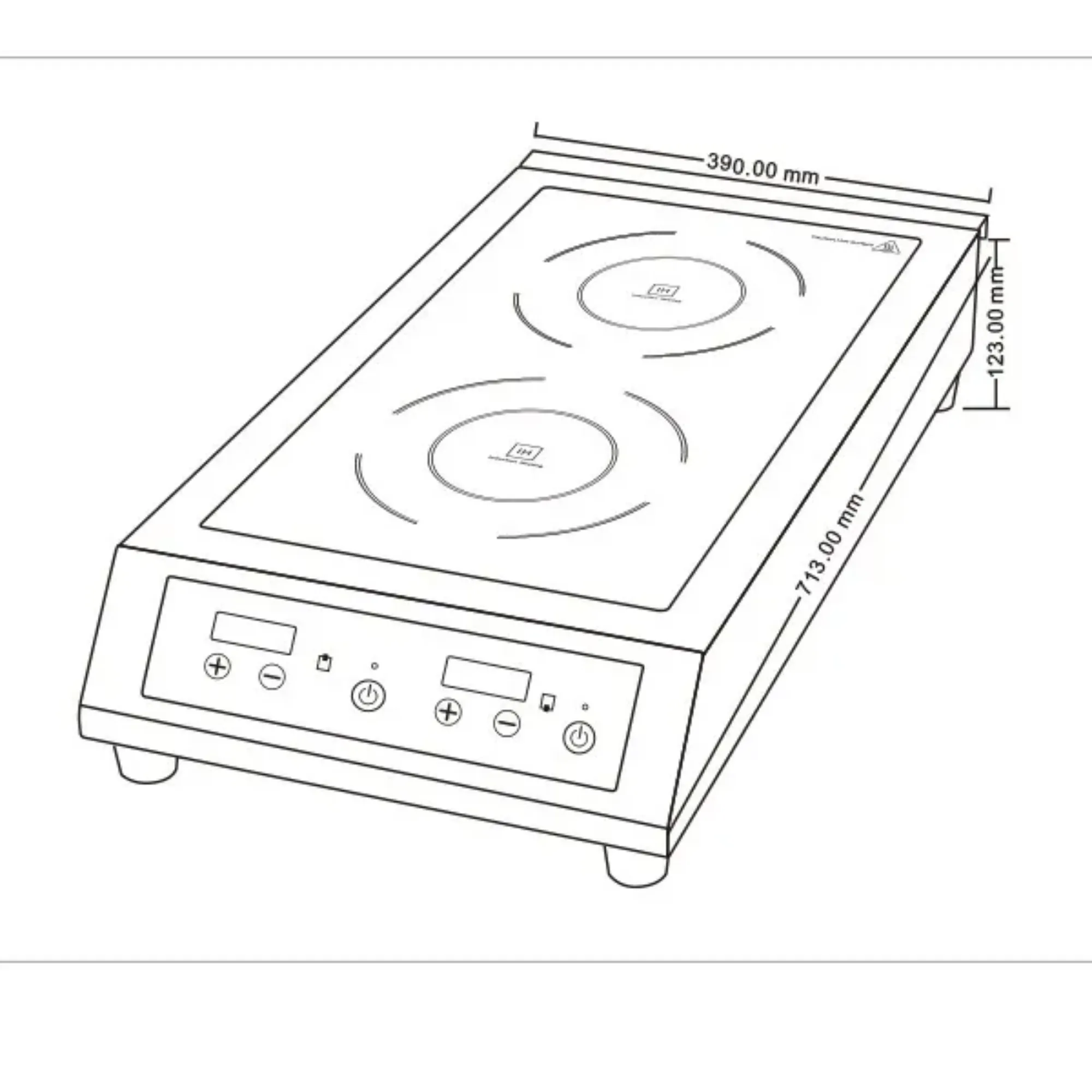 Picture of BLIZZARD Blizzard Double Induction Hob BIH2