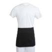 Picture of Whites Short Bistro Apron Black