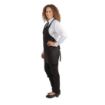 Picture of Whites V Neck Service Apron Black