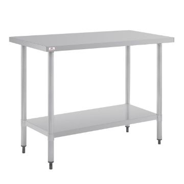 Picture of Nisbets Essentials Self Assembly Stainless Steel Table 1200 x 600mm