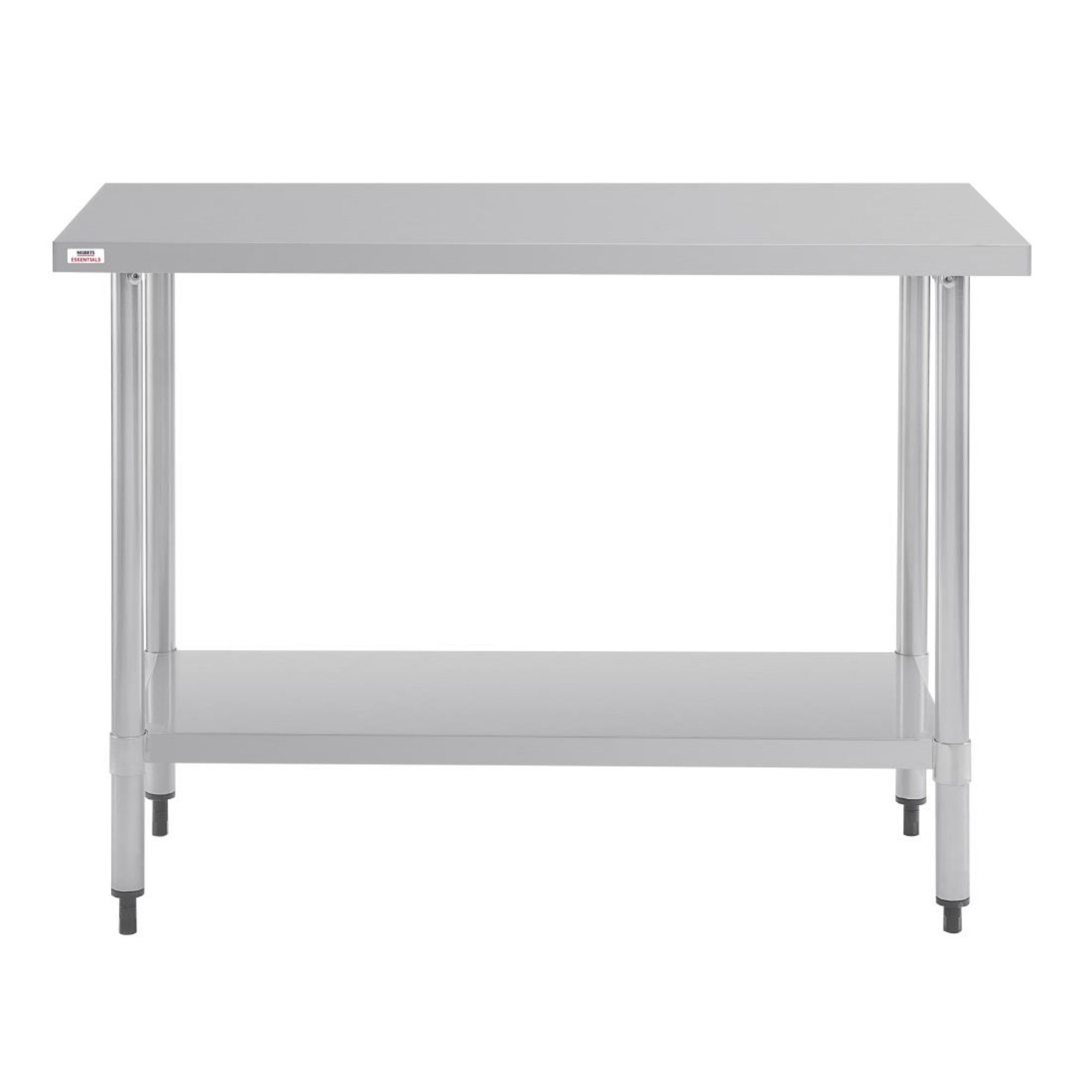 Picture of Nisbets Essentials Self Assembly Stainless Steel Table 1200 x 600mm