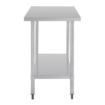 Picture of Nisbets Essentials Self Assembly Stainless Steel Table 1200 x 600mm
