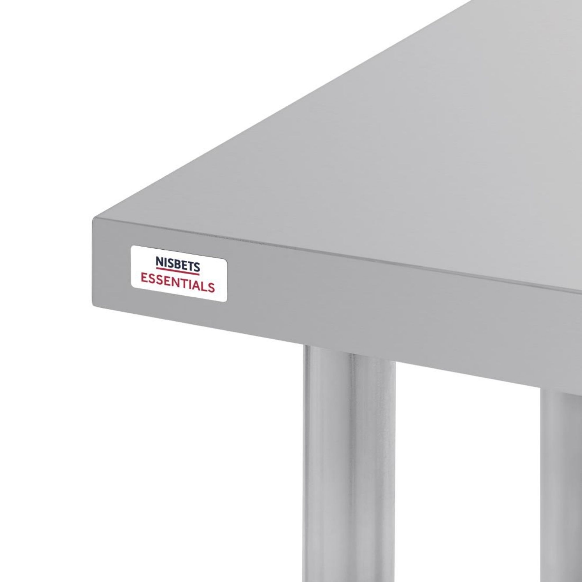Picture of Nisbets Essentials Self Assembly Stainless Steel Table 1200 x 600mm