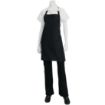 Picture of Chef Works Two Patch Pocket Bib Apron Black