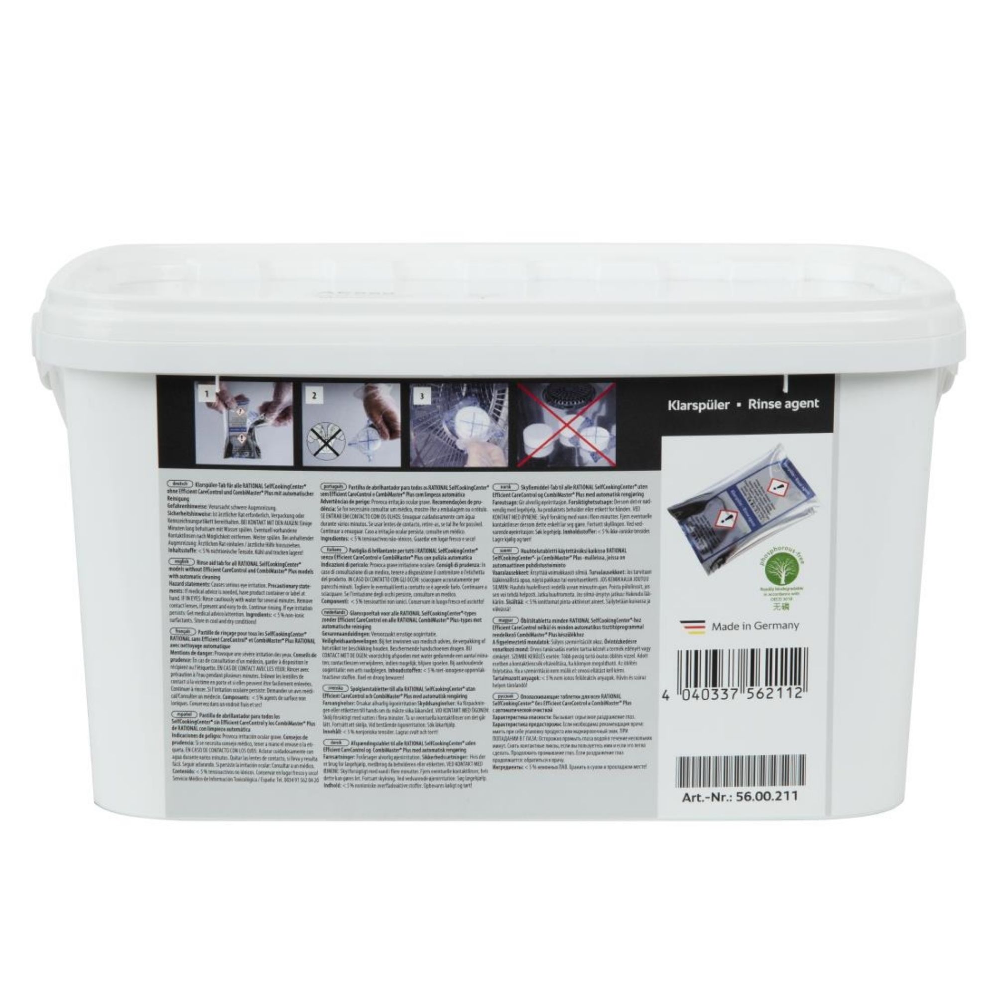 Picture of Combi Oven Rinse Aid Tablets Blue (50 Pack)