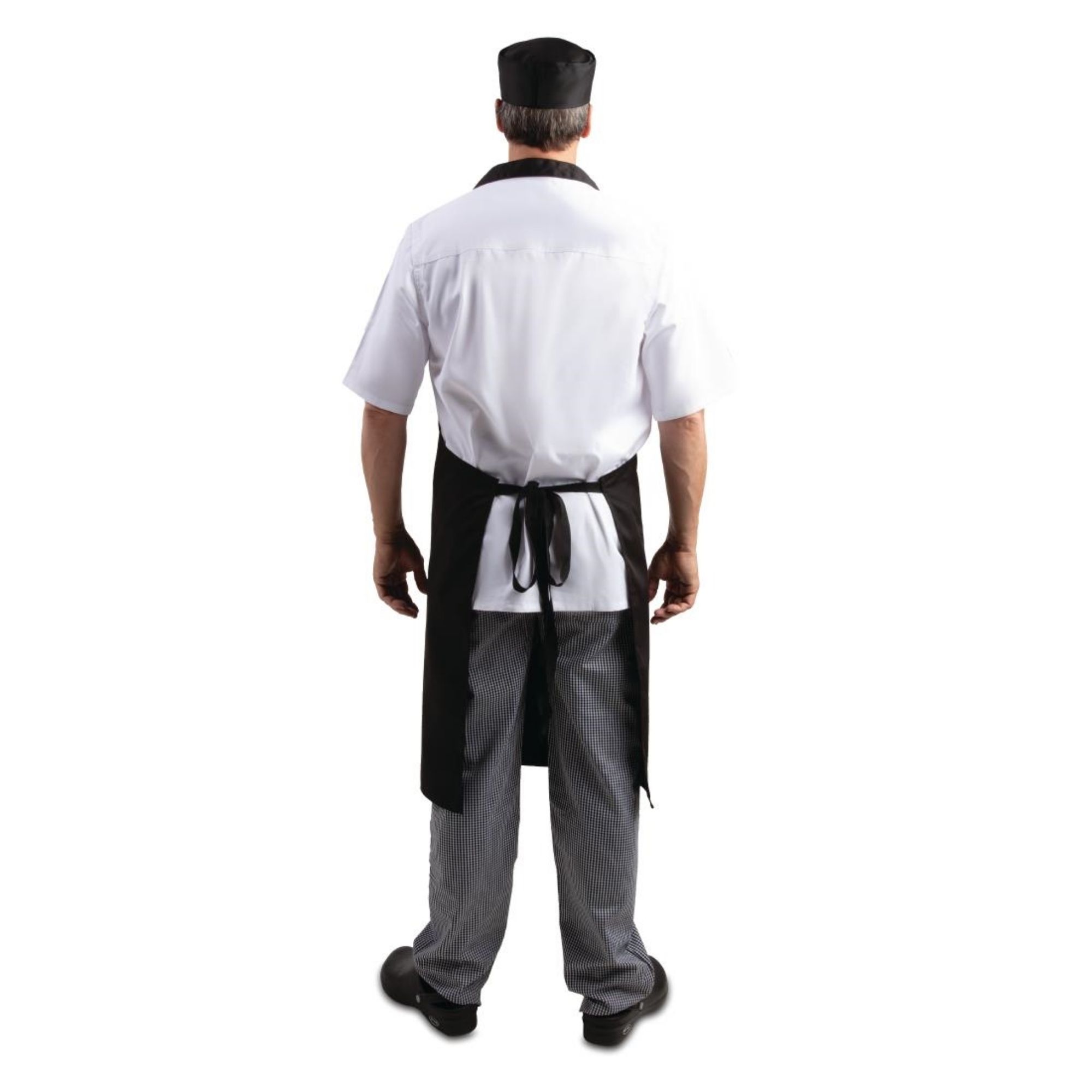 Picture of Whites Bib Apron Polycotton Black