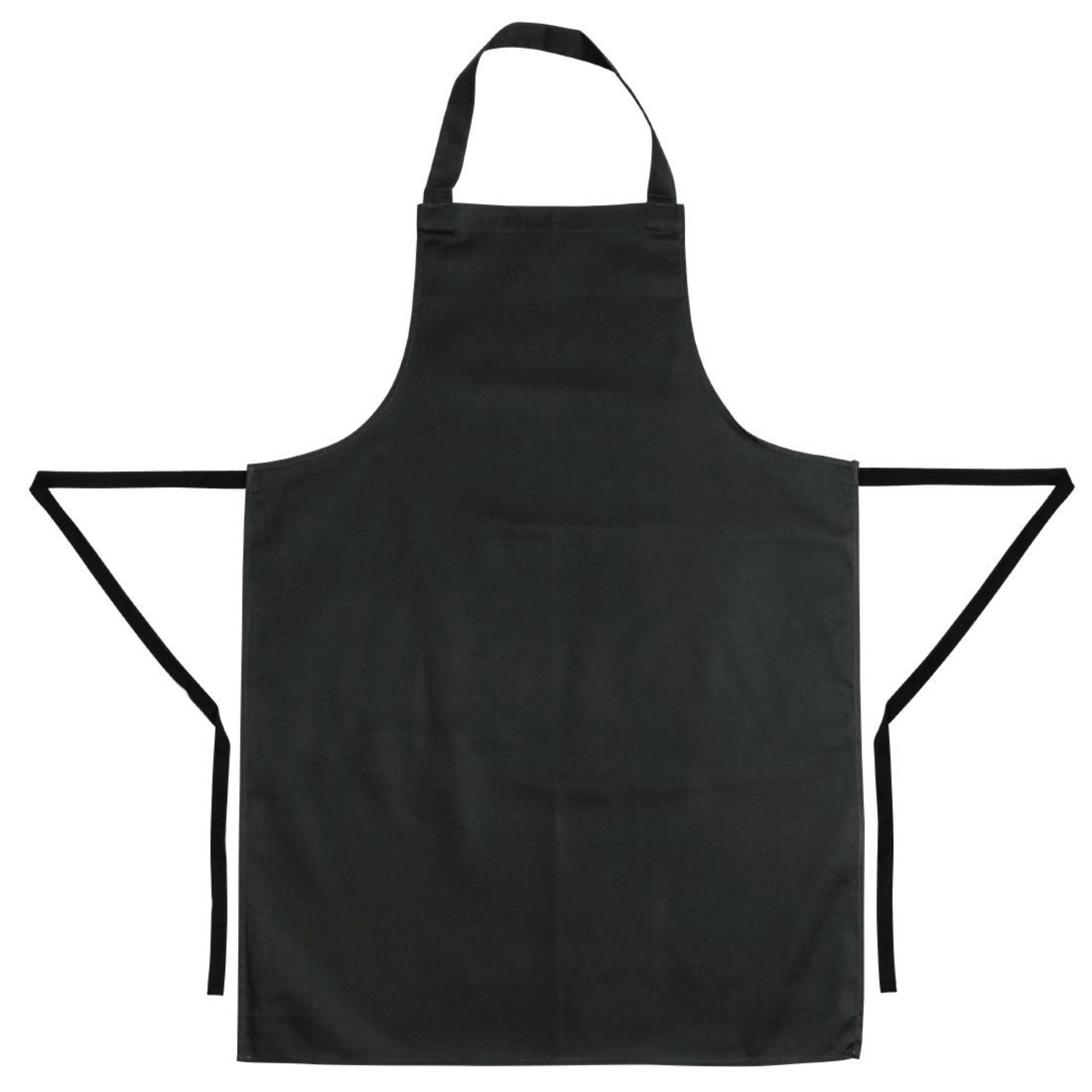 Picture of Whites Bib Apron Polycotton Black