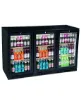 Picture of BLIZZARD Triple Hinged Glass Door Bottle Cooler Black BAR3