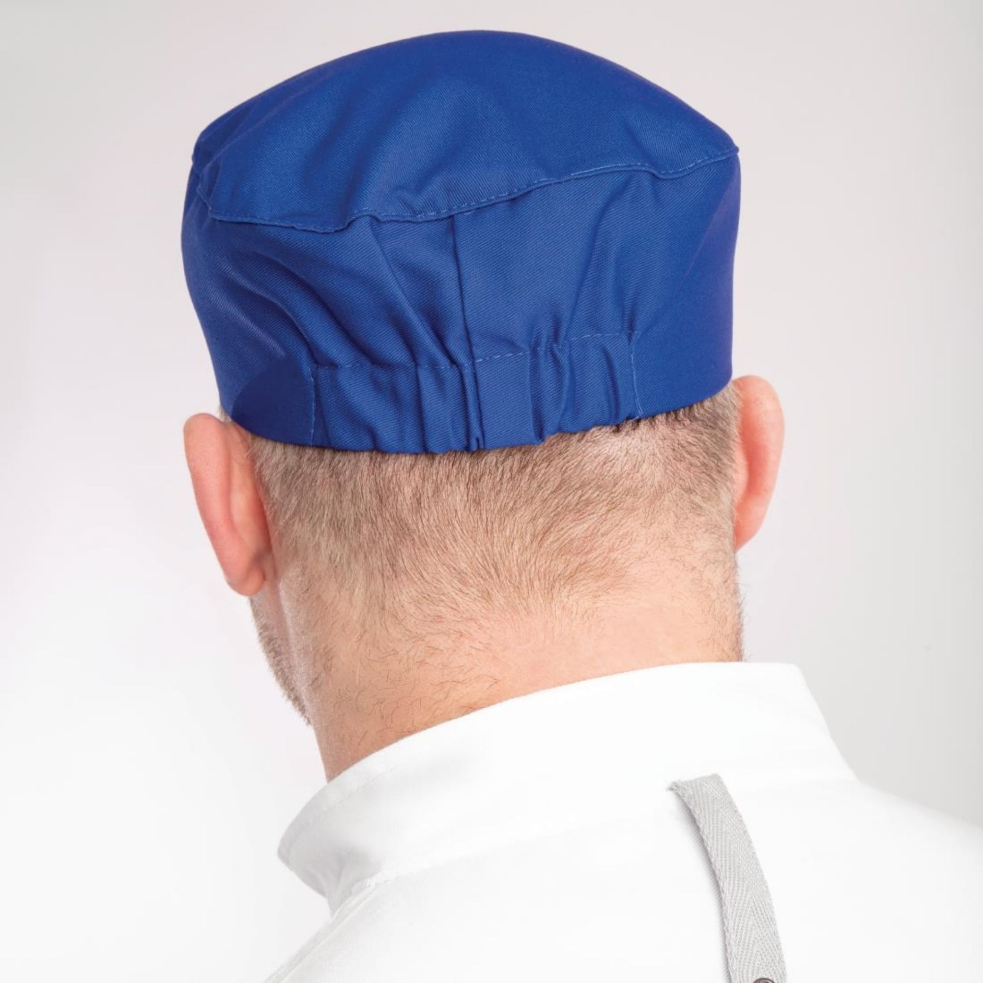 Picture of Whites Chefs Skull Cap Royal Blue