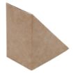 Picture of Colpac Recyclable Kraft Front-Loading Sandwich Wedges With PLA Window (Pack of 500)