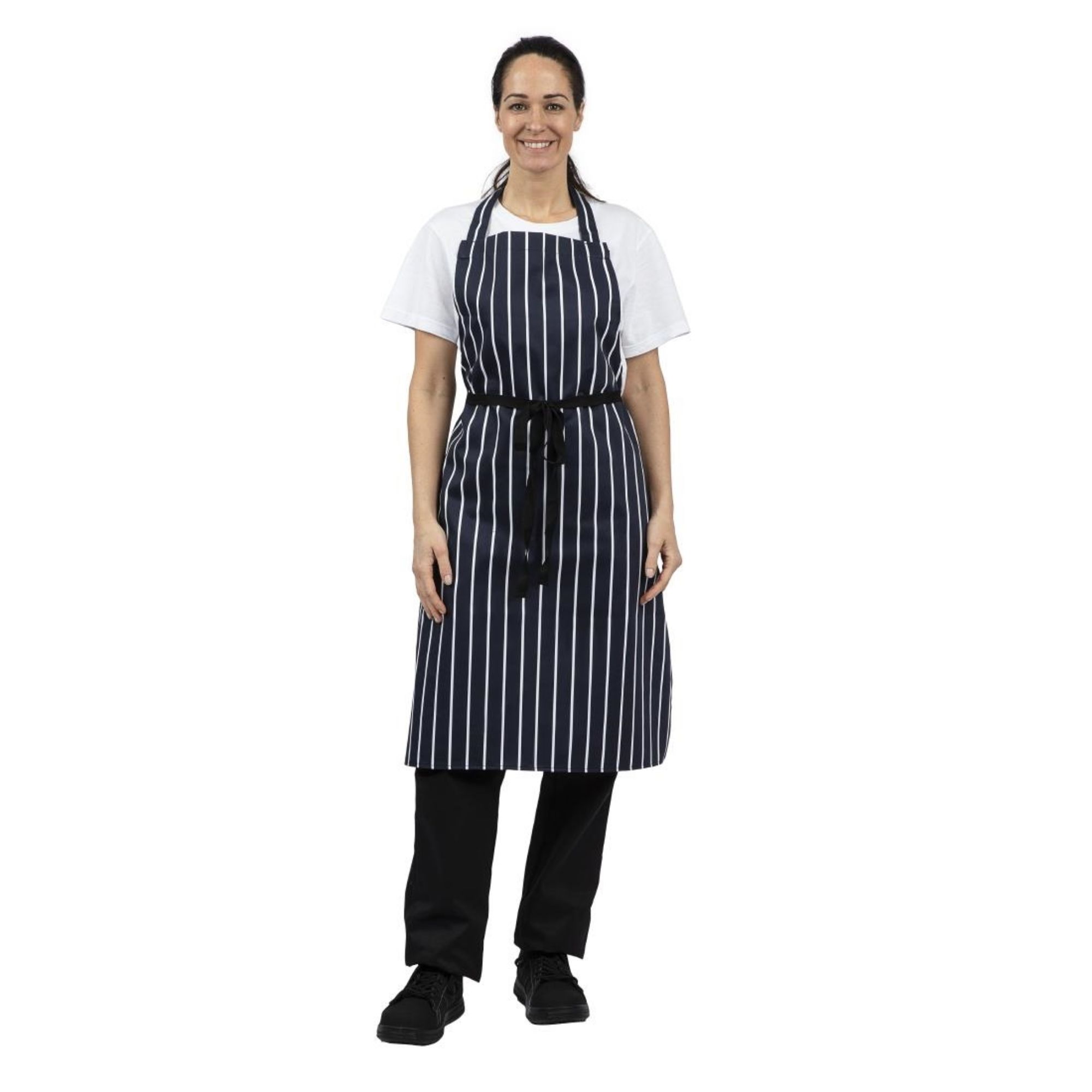 Picture of Whites Butchers Apron Stripe Blue