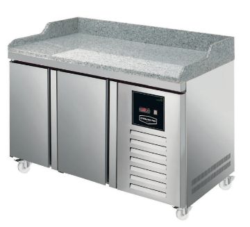 Picture of Sterling Pro Green SPI-7-135-20-GR 2 Door Granite Fridge Counter, 290 Litres