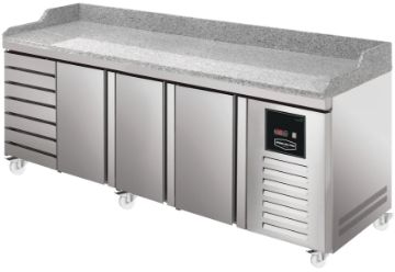 Picture of Sterling Pro Green SPI-8-250-37 Granite Top 800mm Counter, 3 Doors & 7 Drawers