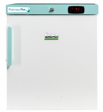 Picture of LEC Medical PPSR47BT-UK Solid Single Door Pharmacy Plus Bluetooth Enabled Countertop Refrigerator, 47 Litres