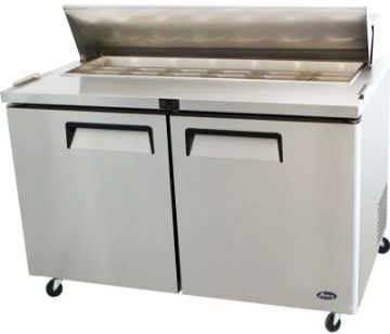Picture of Atosa MSF8303GR Heavy Duty 2 Door Preparation Counter, 487 Litres