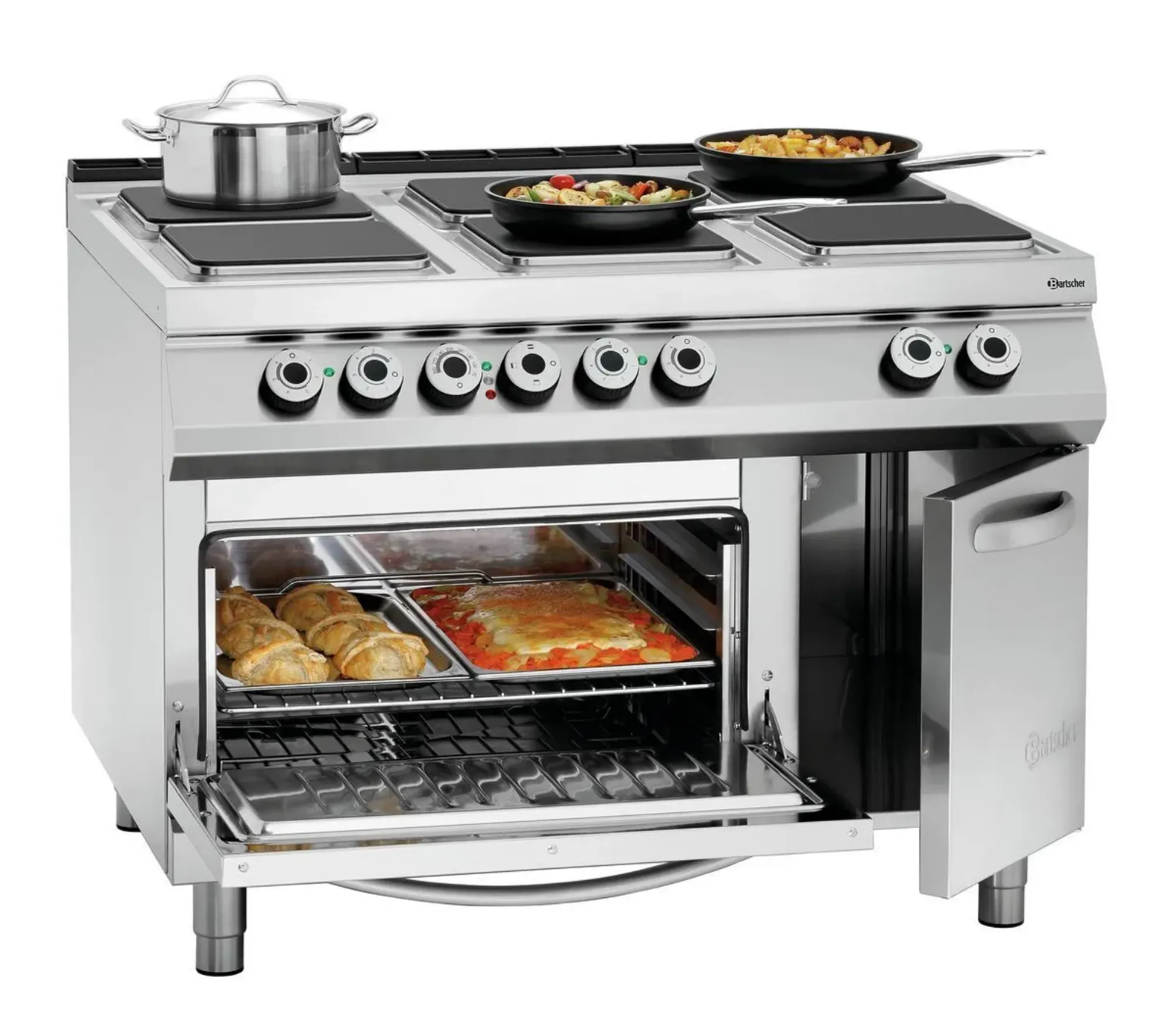 Picture of Bartscher 6 plate electrical stove, EBO 2/1GN