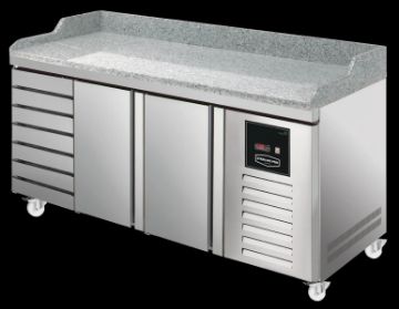 Picture of Sterling Pro Green SPI-8-200-27 Granite Top 800mm Counter, 2 Doors & 7 Drawers