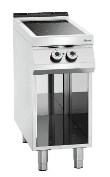 Picture of Bartscher Ceramic glass stove, 2 HTzon., OBU