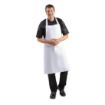 Picture of Whites Bib Apron Polycotton White