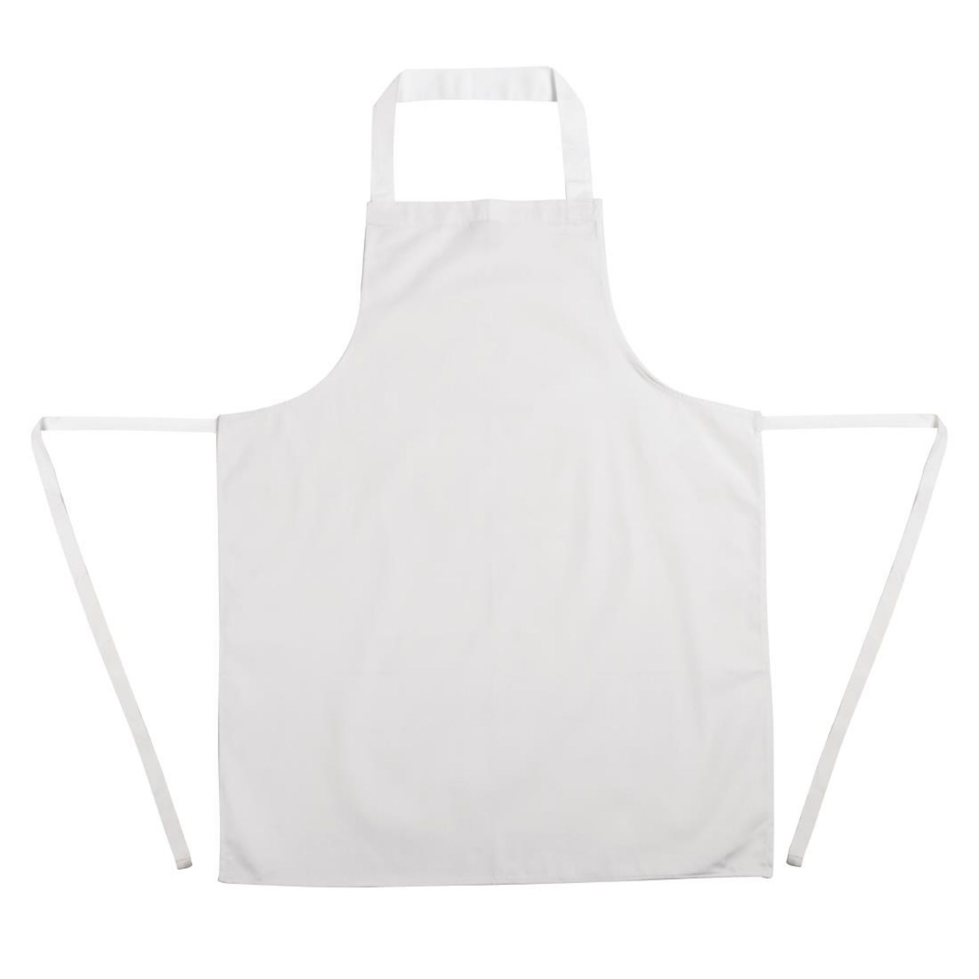 Picture of Whites Bib Apron Polycotton White