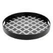 Picture of Olympia Kristallon Polycarbonate Round Non Slip Tray with Handles 355mm - DP665