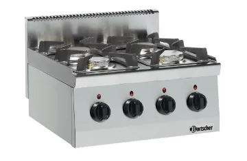 Picture of Bartscher Gas stove 600, W600, 4BR, TU