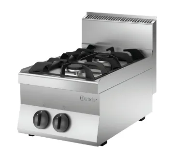 Picture of Bartscher Gas stove 650, 2BR, TU Countertop