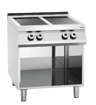Picture of Bartscher Ceramic glass stove, 4 HTzon., OBU
