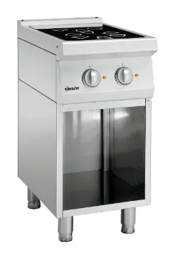 Picture of Bartscher Cerane stove 700, 2 HTzon., OBU