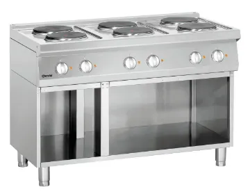 Picture of Bartscher Electric stove 700, W1200, 6PL,OBU