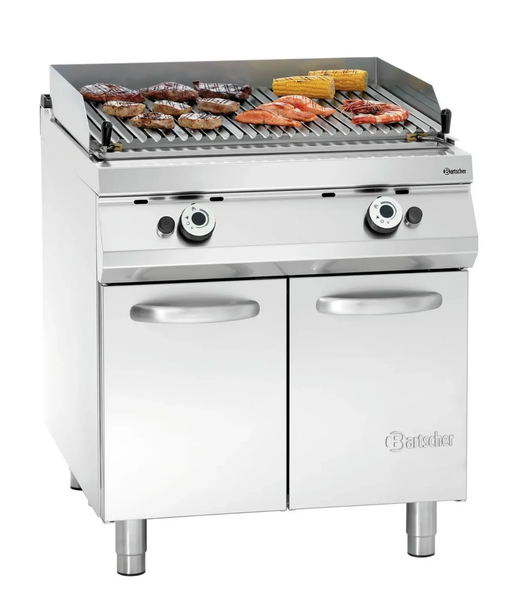 Picture of Bartscher Wild Gas lava rock grill, OBU Freestanding