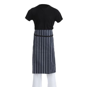 Picture of Whites Butchers Waist Apron Blue and White Stripe