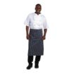 Picture of Whites Butchers Waist Apron Blue and White Stripe