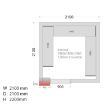 Picture of Tefcold CRNF2121 Freezer Room (Freezing) H2200 x W2100 x D2100